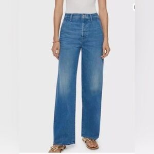 MOTHER Blue Flare & Wide Leg Jeans